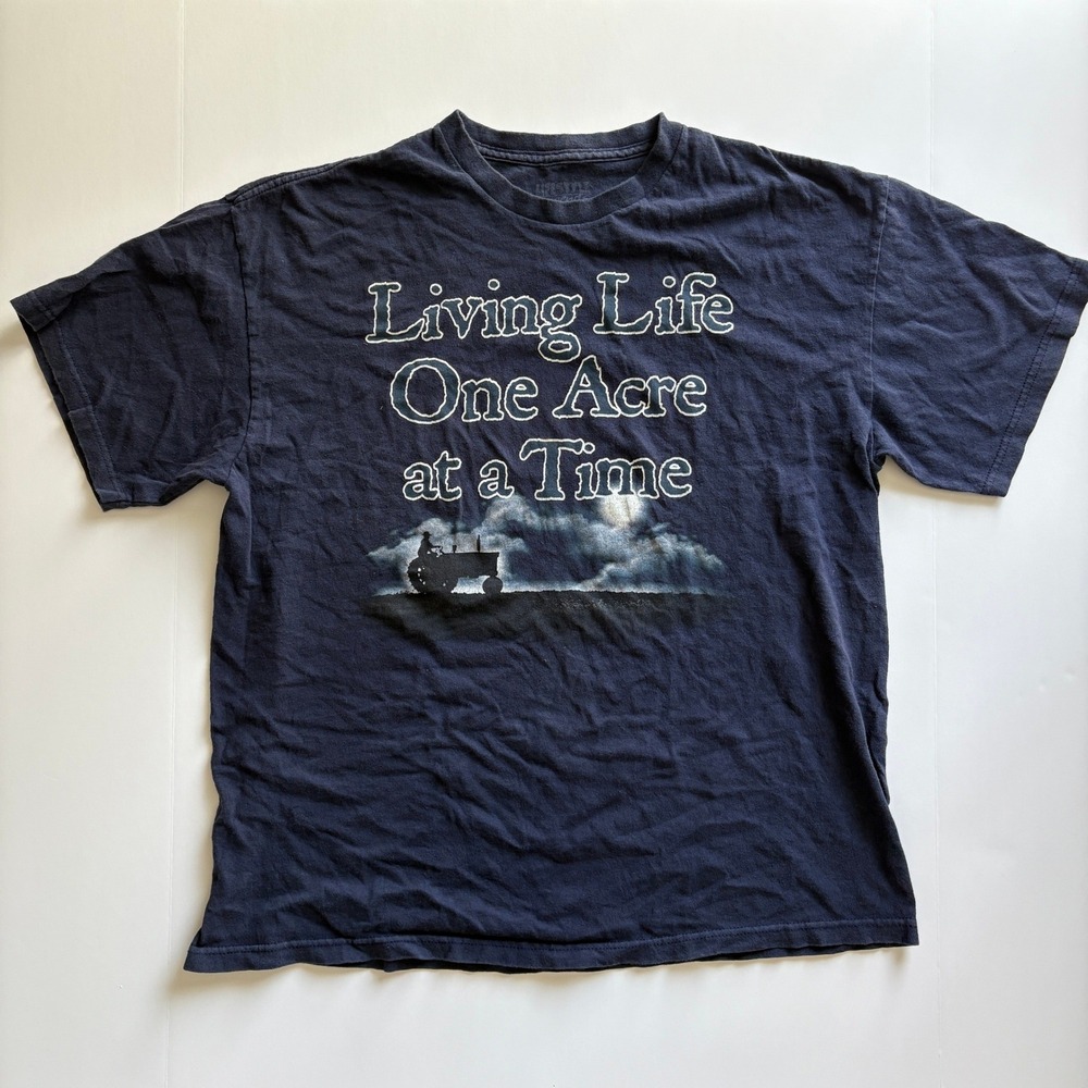 Unisex Living Life Once Acre at a Time Tractor Tee - Picture 1 of 3